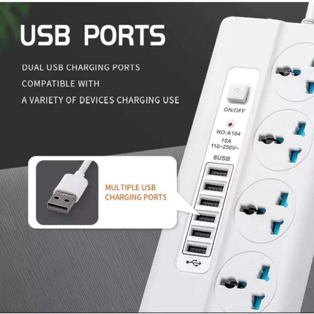 Wala ng masaksakan? eto Saksakan ng dami Multifunction Extension Cord