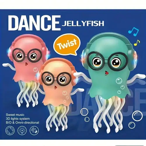 DANCE JELLYFISH™ Smart Dancing Jelly Toy with Music & 3D Lights