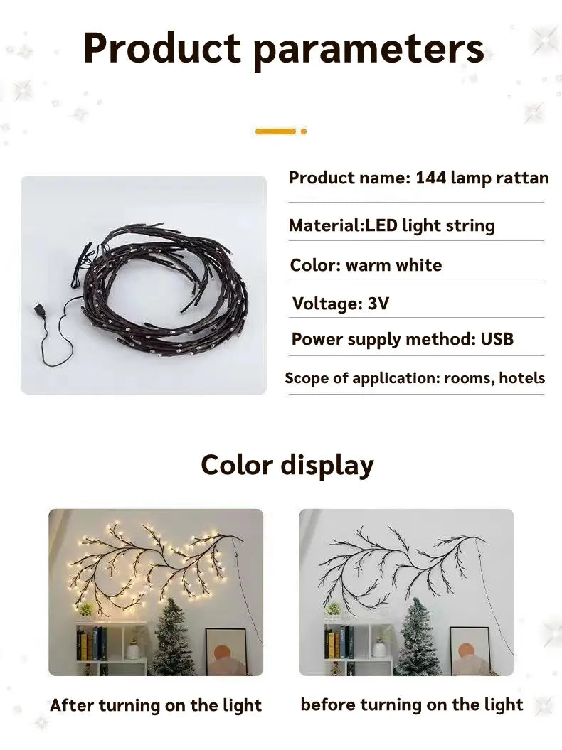 Bendable Willow Vine Lights