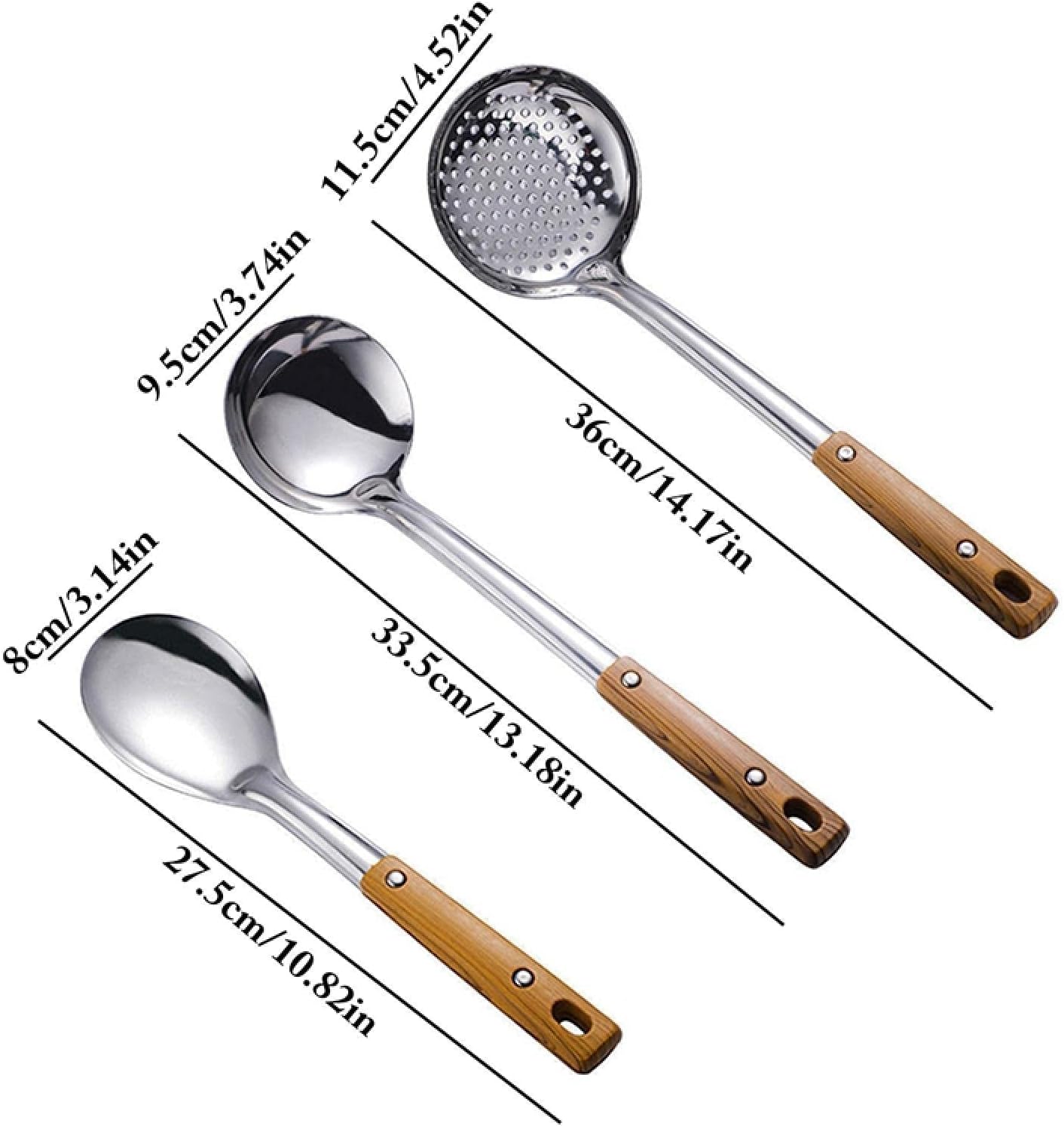 5pcs Stainless Steel Kitchen Cooking Utensils Set