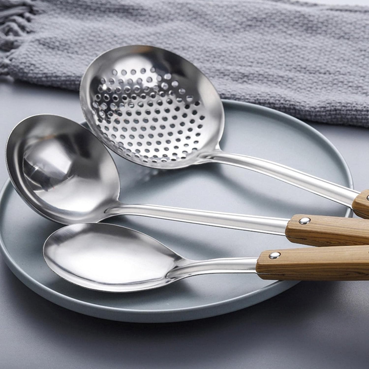5pcs Stainless Steel Kitchen Cooking Utensils Set