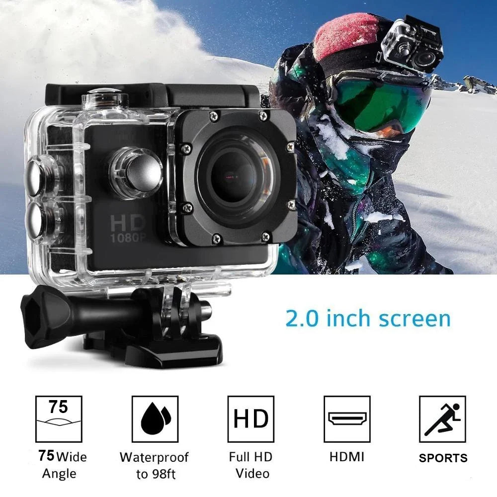 Waterproof 1080p HD Action Camera