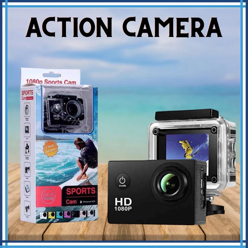 Waterproof 1080p HD Action Camera