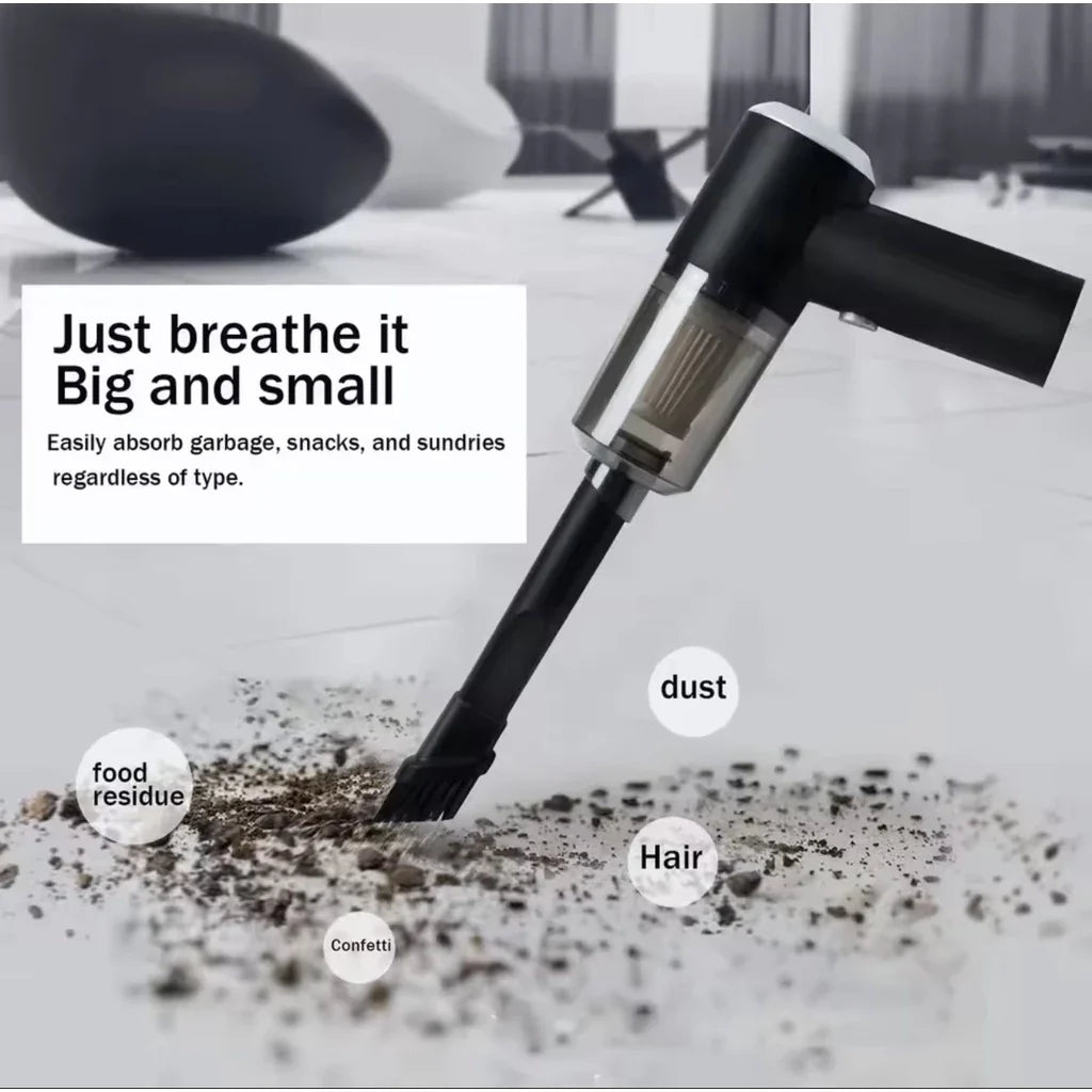 Portable 2in1 Car Vacuum Cleaner