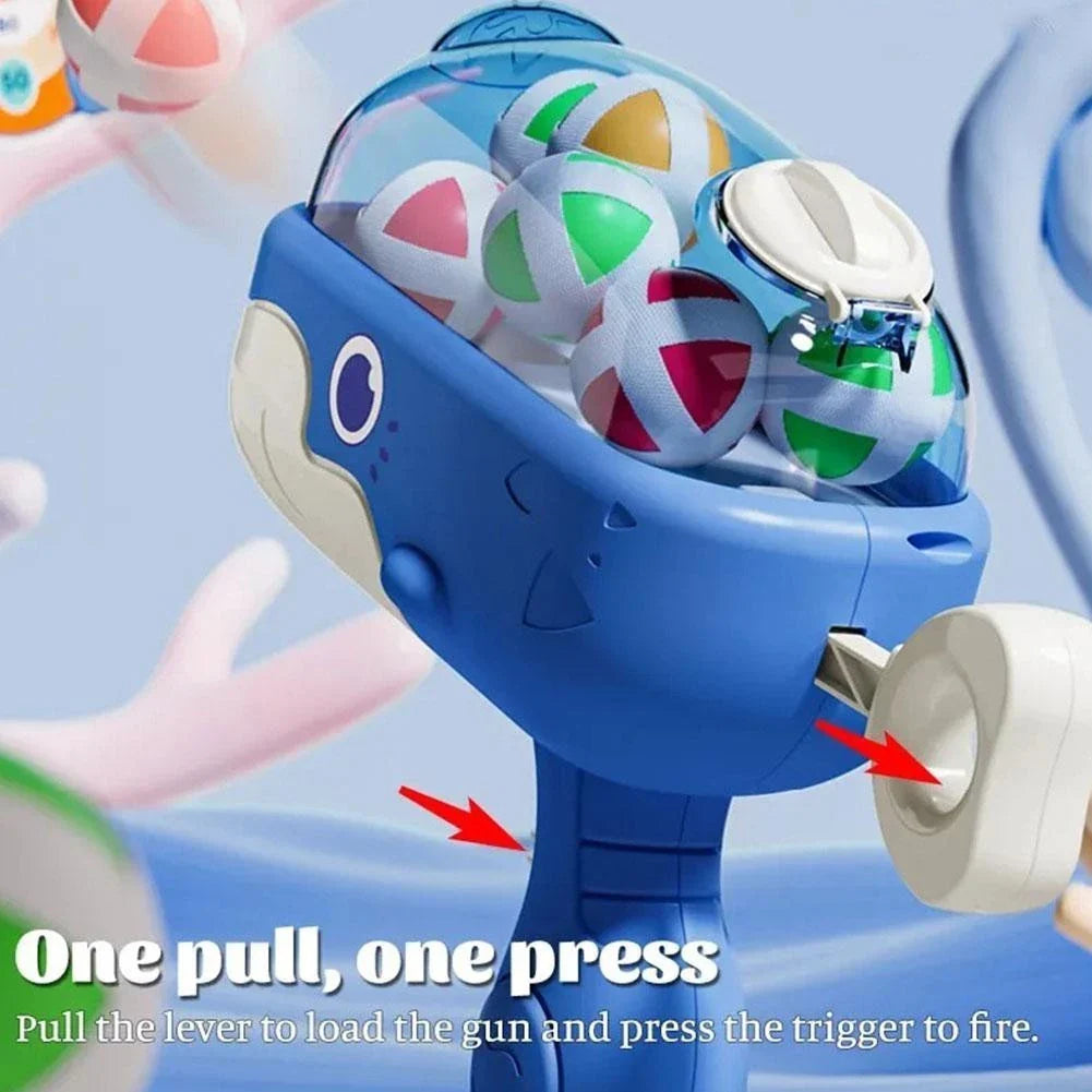 Children's Sticky Ball Launching Toy Gun