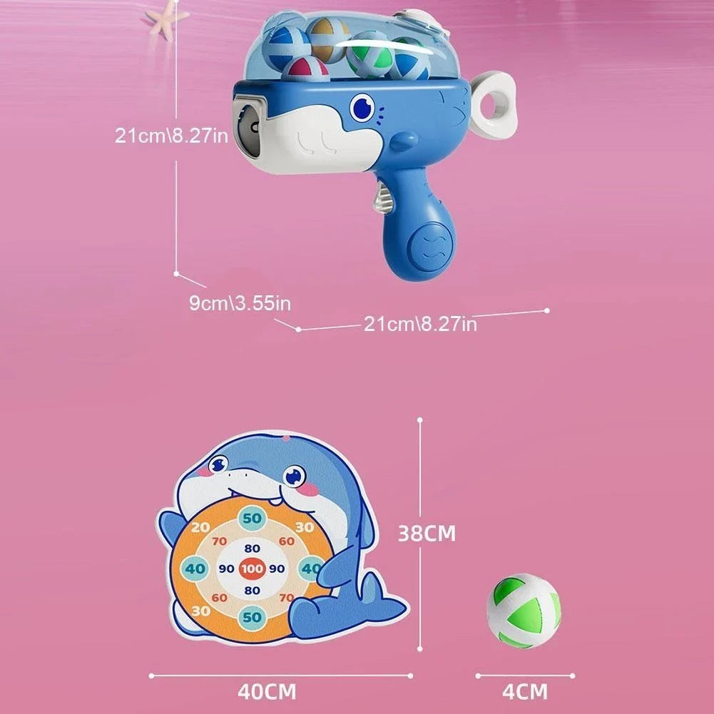 Children's Sticky Ball Launching Toy Gun