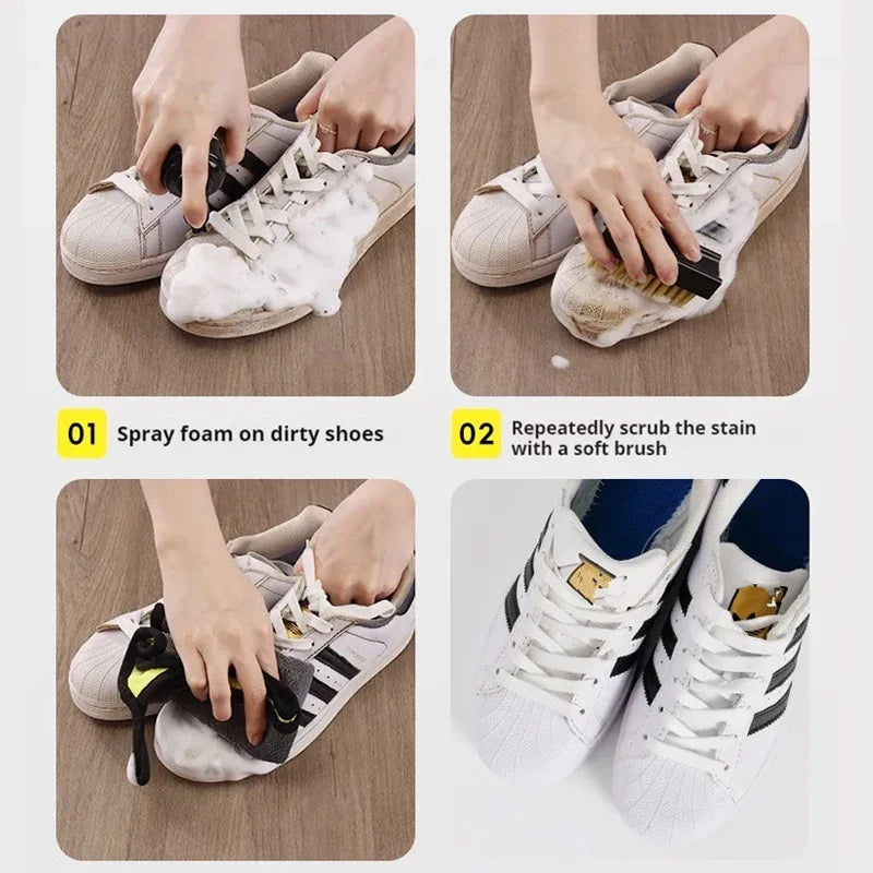 3-in-1 Shoe Cleaner Premium Foam Set – Keep Your Kicks Fresh, Clean & Like New!