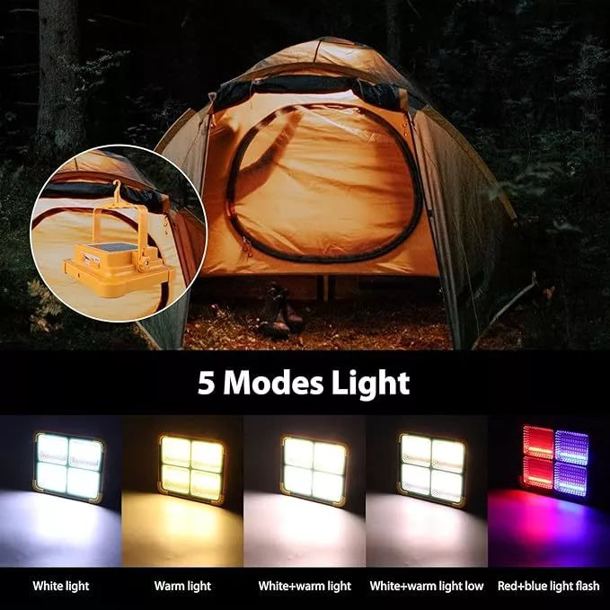 1000W Waterproof Solar Emergency Light – Power Up Your Nights, Rain or Shine!