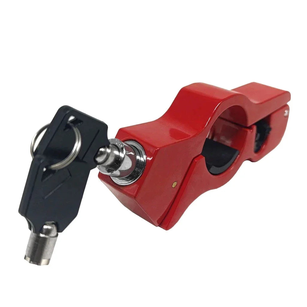 Anti-Theft Aluminum Alloy Grip Lock – Secure Your Ride in Seconds!