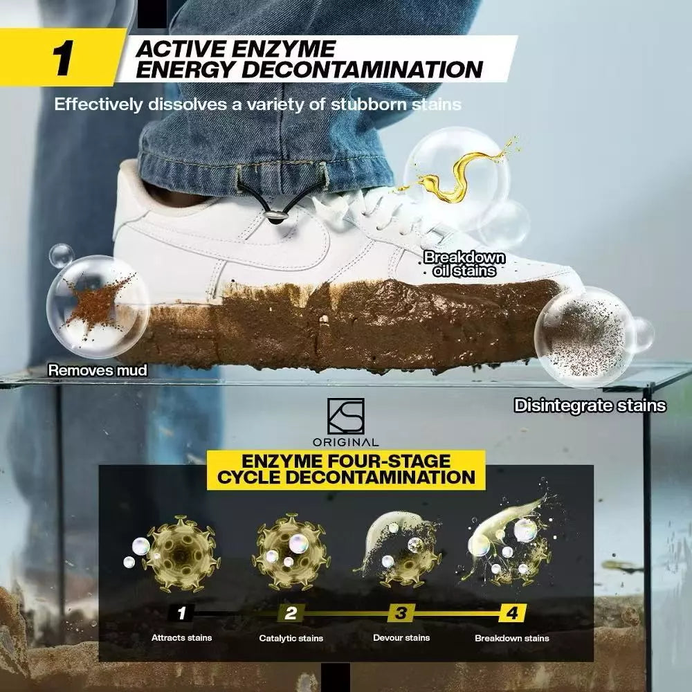 3-in-1 Shoe Cleaner Premium Foam Set – Keep Your Kicks Fresh, Clean & Like New!