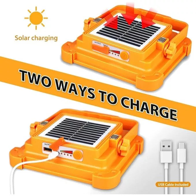 1000W Waterproof Solar Emergency Light – Power Up Your Nights, Rain or Shine!