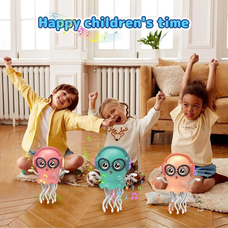 DANCE JELLYFISH™ Smart Dancing Jelly Toy with Music & 3D Lights