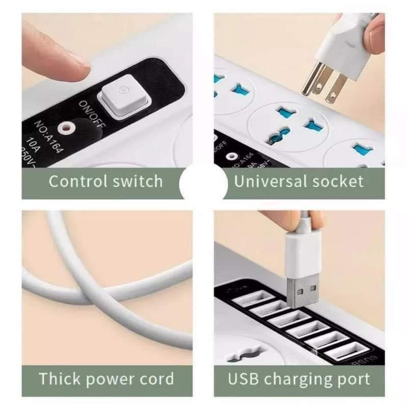 Wala ng masaksakan? eto Saksakan ng dami Multifunction Extension Cord